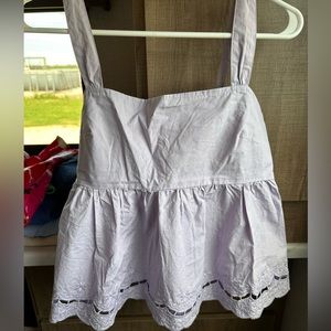 Francesca’s Mi Ami babydoll top with bow